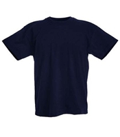 Men&#39;s Navy T-Shirts, Slightly Irregular, 100% Cotton