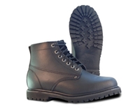 Black 6&quot; Leather Boots