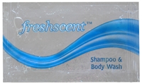 Freshscent - .34oz Shampoo &amp; Body Wash Clear Packet