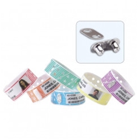 Clincher IV Photo ID Wristbands - Metal Fasteners