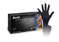 Bold Black Nitrile (5 mil) Exam Gloves