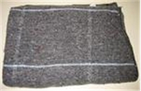 Blended Poly Blanket w/Stripes