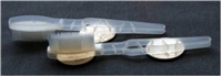 No-Shank Clear Polymer 4&quot; Toothbrush