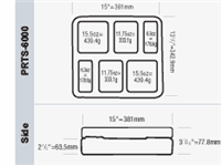 Fitted Insulated 6-Compartment Lid