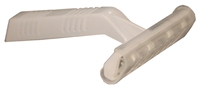 Short Handle Single Blade Razor - Clear (2.62&quot; Length)